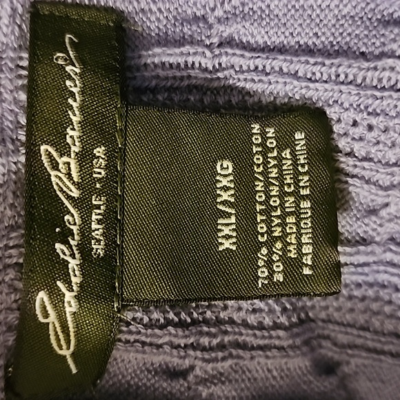 Eddie Bauer Scoop Neck Cable Knit Cardigan Sweater - Picture 7 of 8